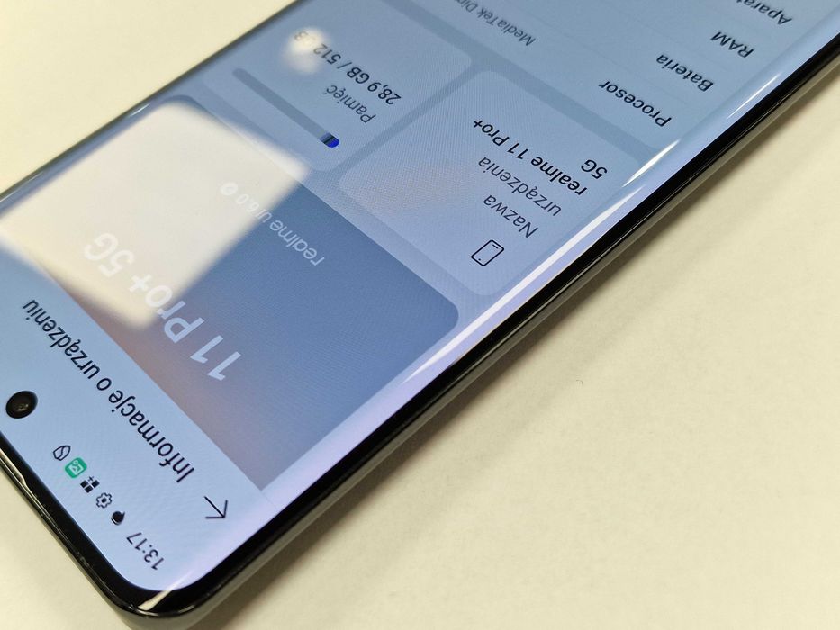 Realme 11 PRO+ 5G Dual SIM/ 12GB/ 512GB/ Astral Black/ Grade A + ładow