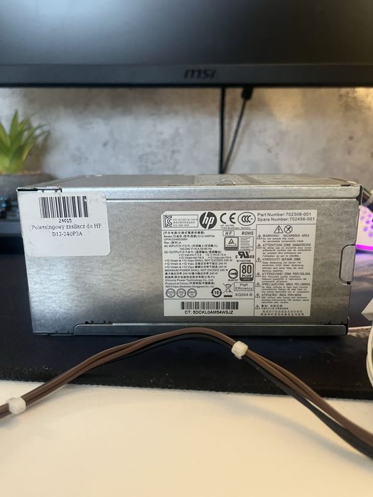 Zasilacz HP 240W Poleasingowy
