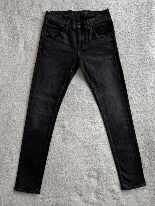Czarne spodnie jeansowe jeansy slim Tiger of Sweden 31/32 jak nowe