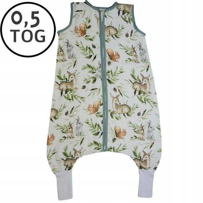 Letni Śpiworek Muślinowy Z Nogawkami 86-104 M