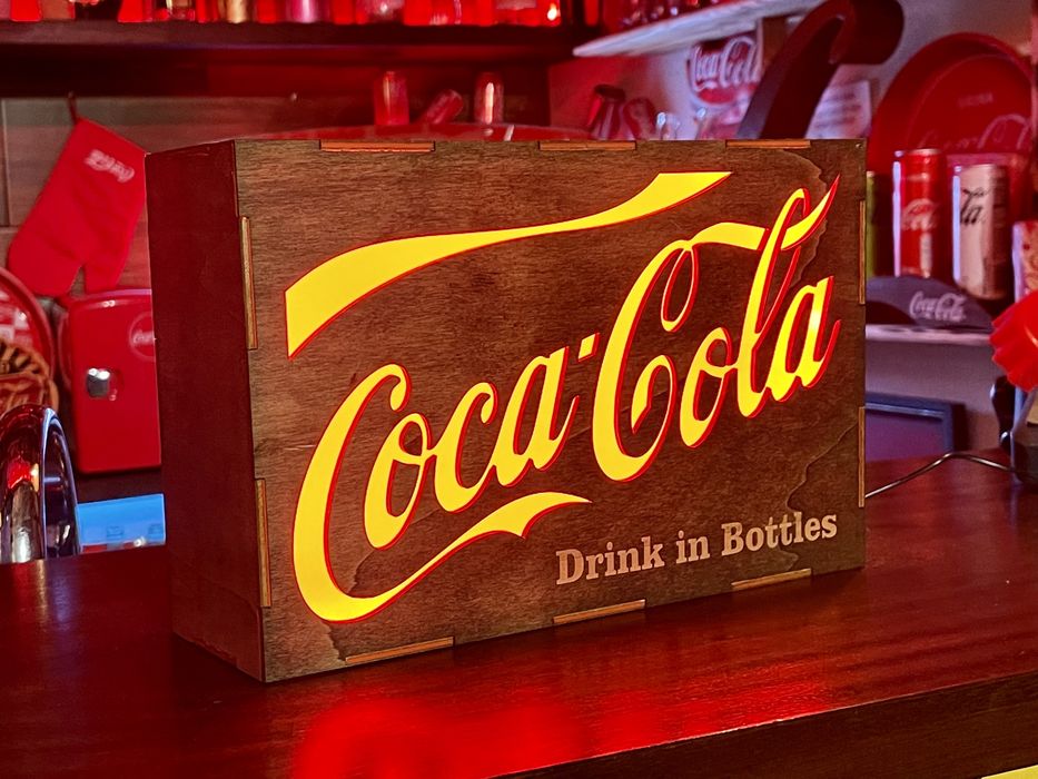 Caixa de luz Coca-Cola