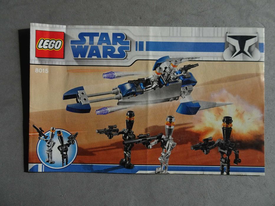 Antigo catálogo Lego Star Wars - 8015