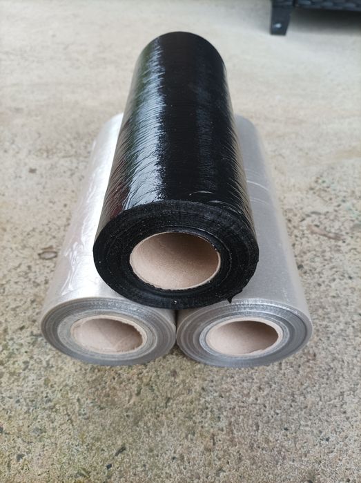 Стрейч плівка чорна прозора