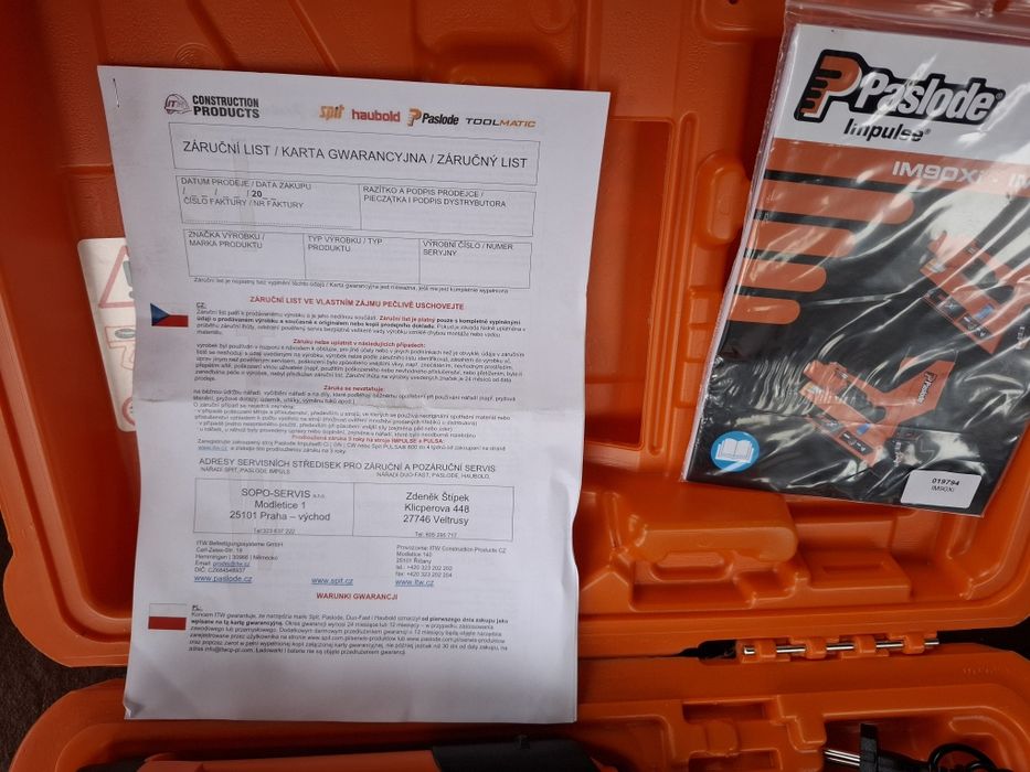 Pistolet gazowy  Paslode