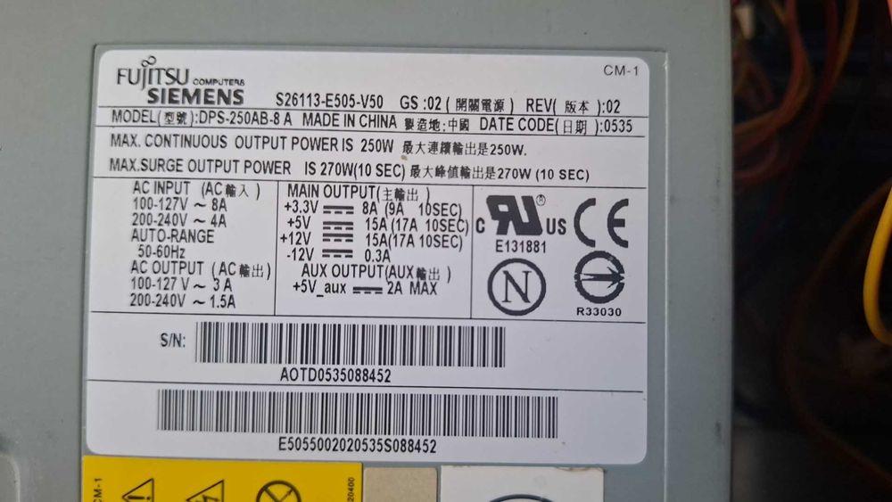 Komputer Fujitsu Siemens Esprimo E5901