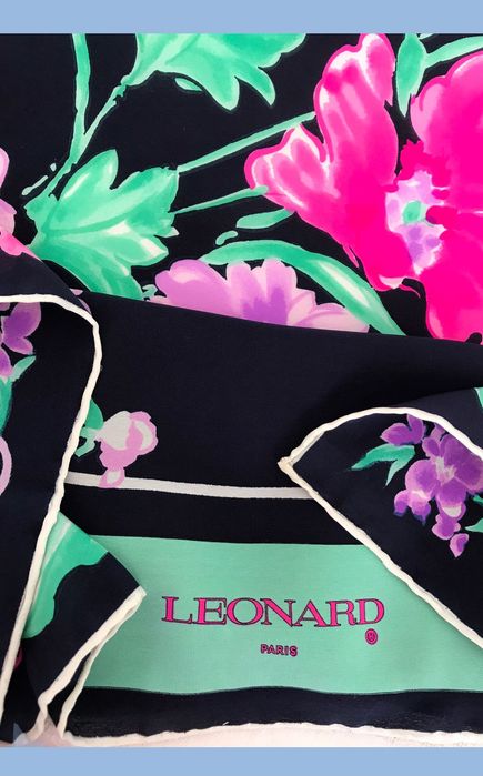 LEONARD PARIS премиум шелковый платок