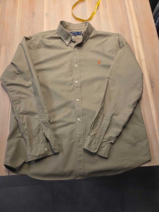 Koszula męska Ralph Lauren DUŻA XL/XXL Stan bardzo dobry KOLOR KHAKI