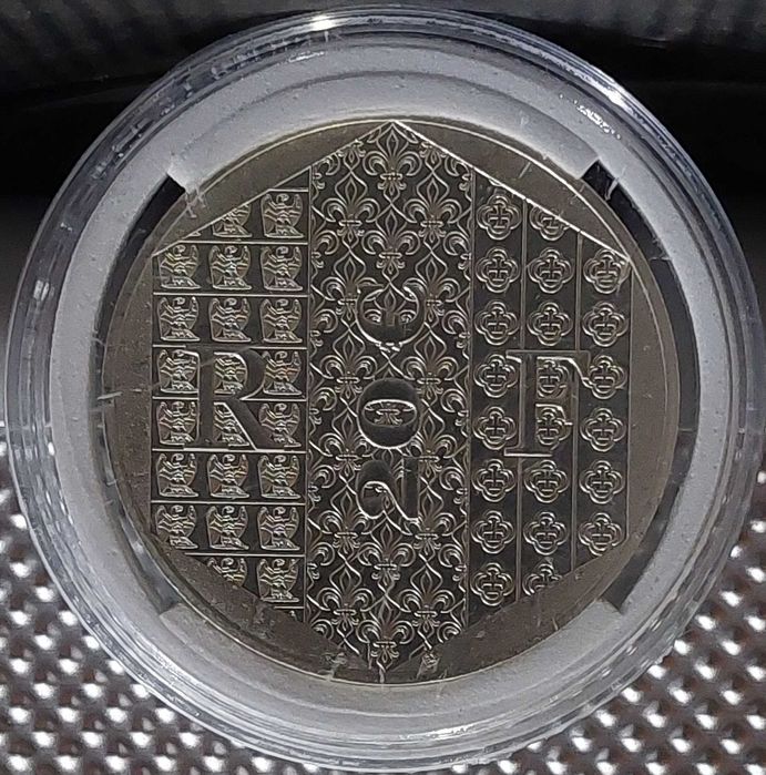 Moeda 20 € Prata - "Ouros de França - O Franco a Cavalo"