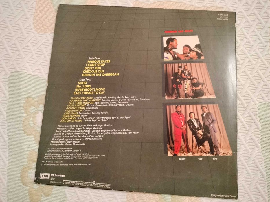 BRIT-FUNK - Disco Vinil-Light of the world - Check Us Out 1982