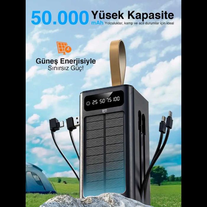 Power bank 7GO GPW-01 50000mAh PD22,2W+QC3.0 батарея быстрая зарядка