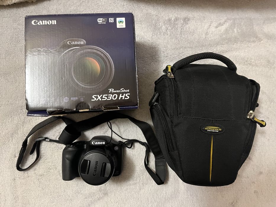 Canon PowerShot SX530 HS, 50x Zoom, Wi-Fi, Повний комплект + сумка