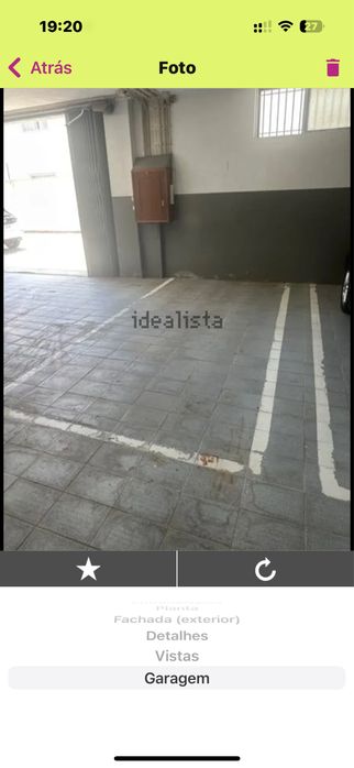 Lugar garagem areosa perto da igreja com commando equipado camaras