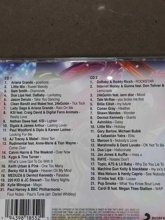 Vendo CD  duplo Now 107 novo