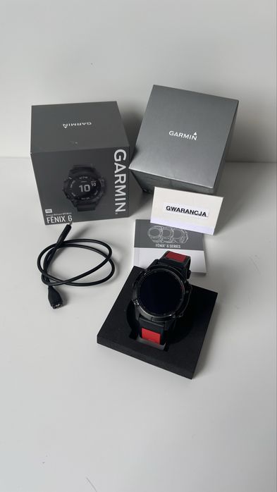 Garmin Fenix 6 Pro | Gwarancja | Pudełko + kabel