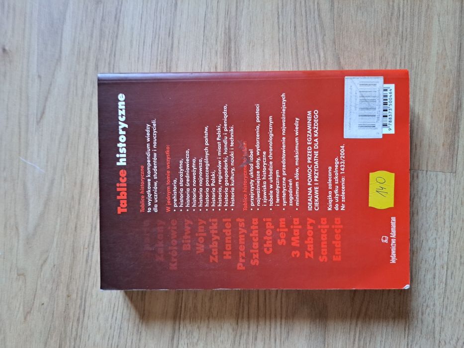 Tablice historyczne Wydawnictwo Adamantan