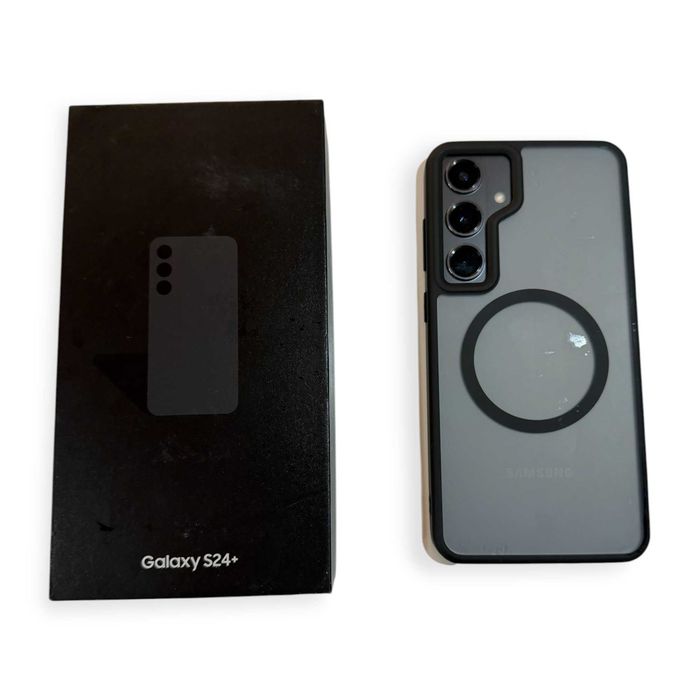 samsung galaxy s24+ 12/512gb onyx black + etui + pudełko