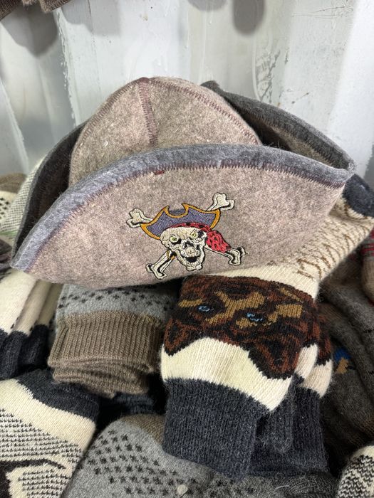 Нобори у сауну(баню) з 3 предметів-100%шерсть Модельні шапки