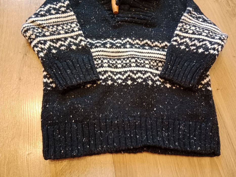 Sweter granatowy Reserved 80