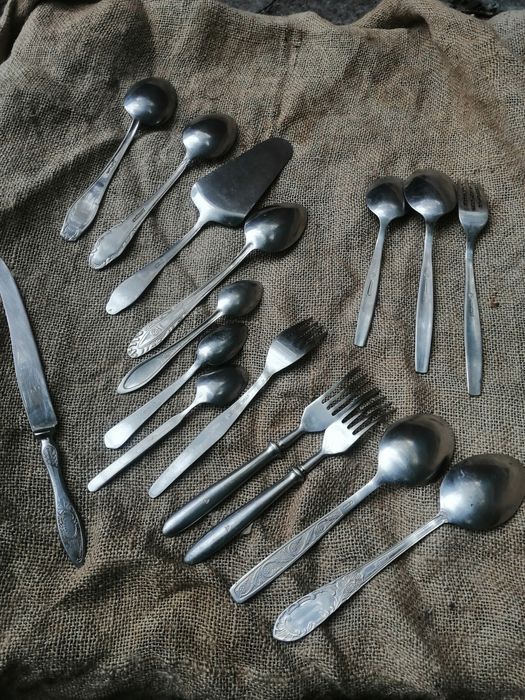 Ложки, виделки, ножі СРСР.  Вилки