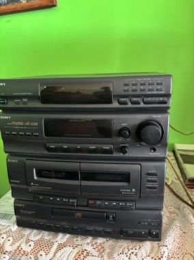 Wieza Sony z gramofonem i kolumnami Kenwood LS 74