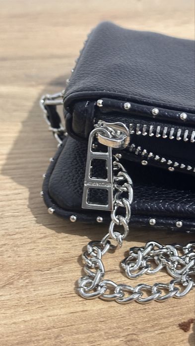 Bolsa estilo Zadig & Voltaire NOVA – Preta com Corrente – 45€