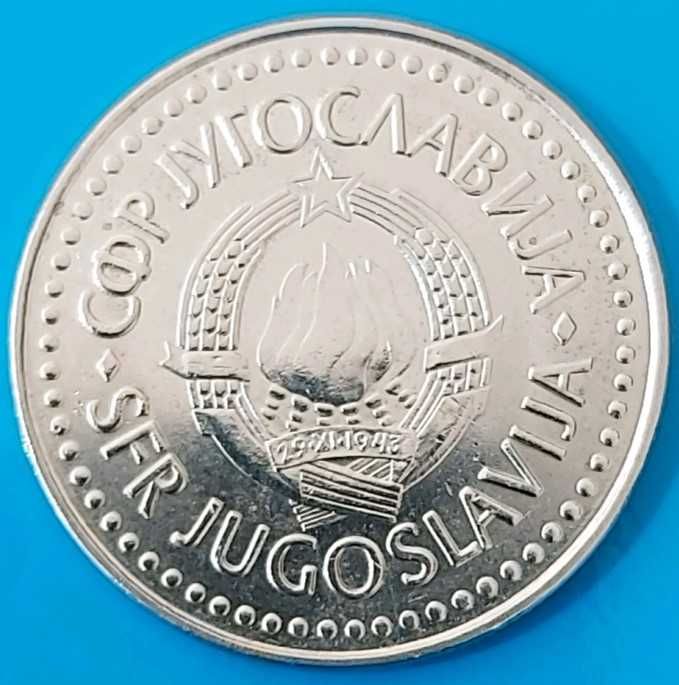 100 Dinares de 1987 da Jugoslávia