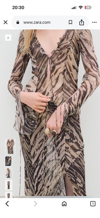 Сукня Zara з принтом
