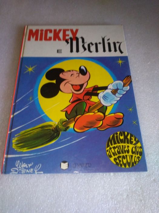 MICKEY WALT DISNEY - Antigo e Raro Livro de 1982