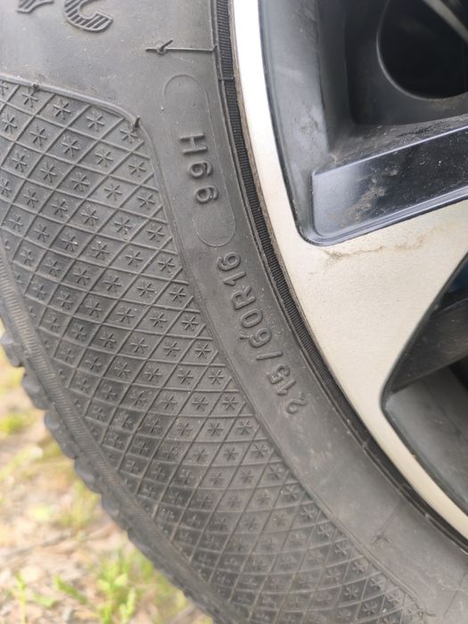 Opony zimowe Kleber na felgach 215/60R16