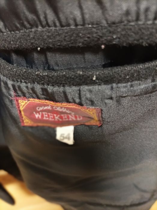 Blazer preto tamanho 54 da WEEKEND e outras roupas