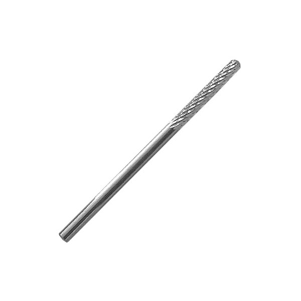 Frez stalowy srebrny - sztyft / Bass Cosmetics