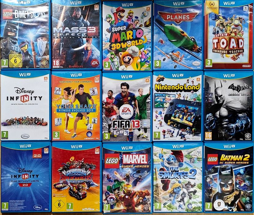 Nintendo Wii ігри ліцензія Nintendo Land диски Wii U регіон PAL оригінал
