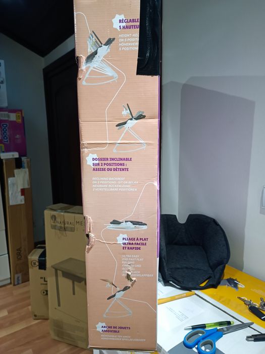 Espreguiçadeira alta Badabulle Compact'Up