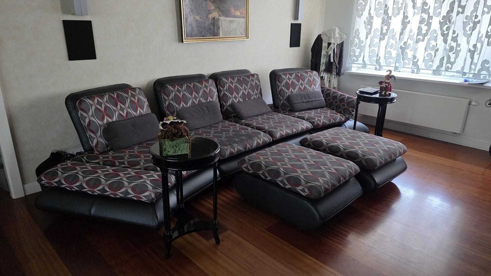 Duża sofa / kanapa do salonu (4 metry!) + 2 wysepki - stan bardzo dobry