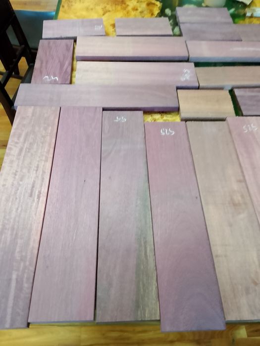 Mahoń deski ponad 1 m2