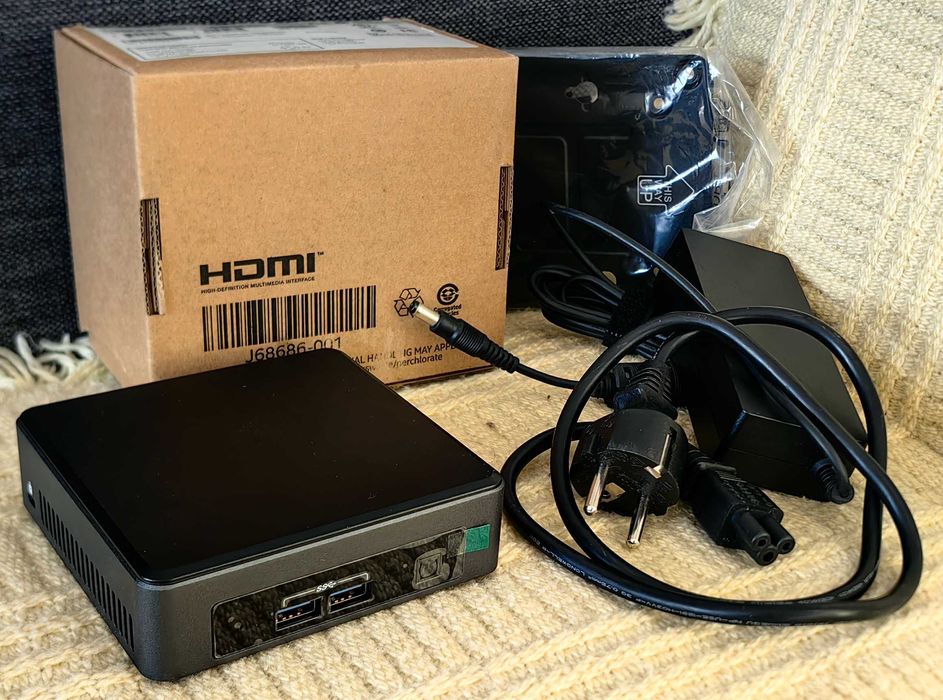 Mini pc Intel NUC nowy z ssd m2, 16gb ram