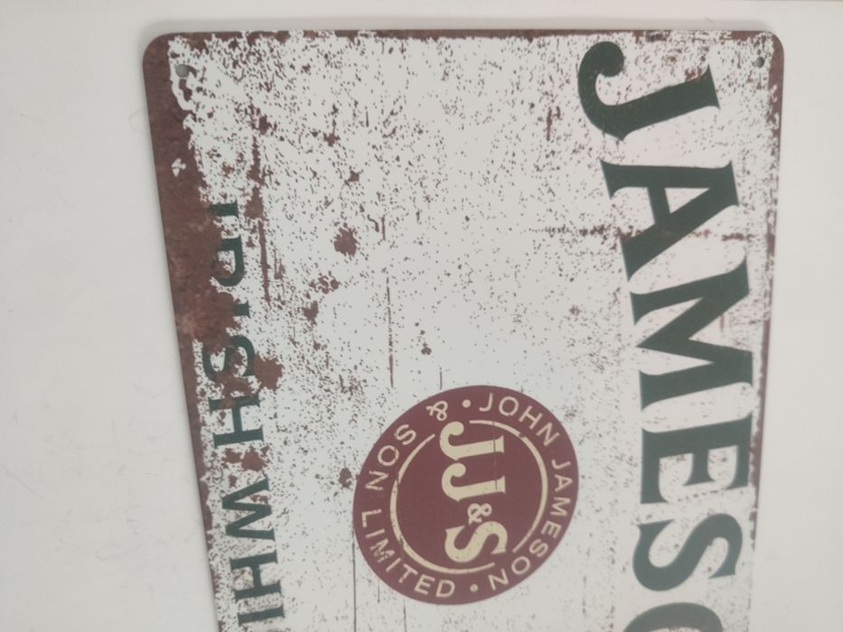 Tablica metalowa do powieszenia Jameson 30x20 cm