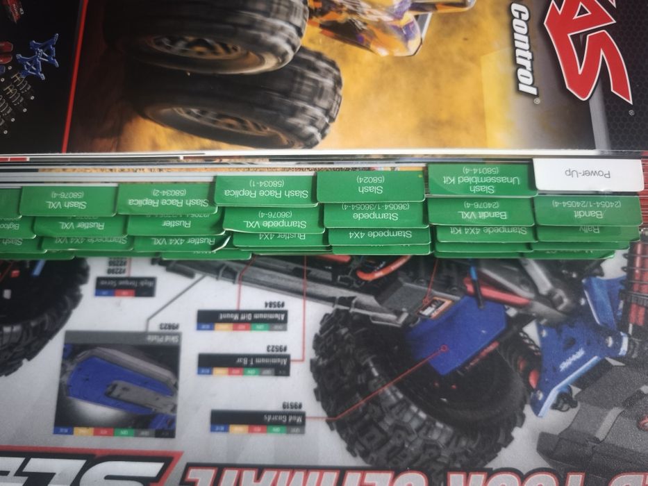 Traxxas Katalog 2026 - kody części