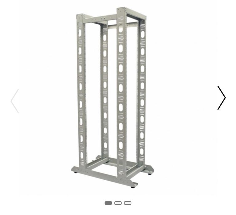 Стійка серверна 42U, подвійна, сіра