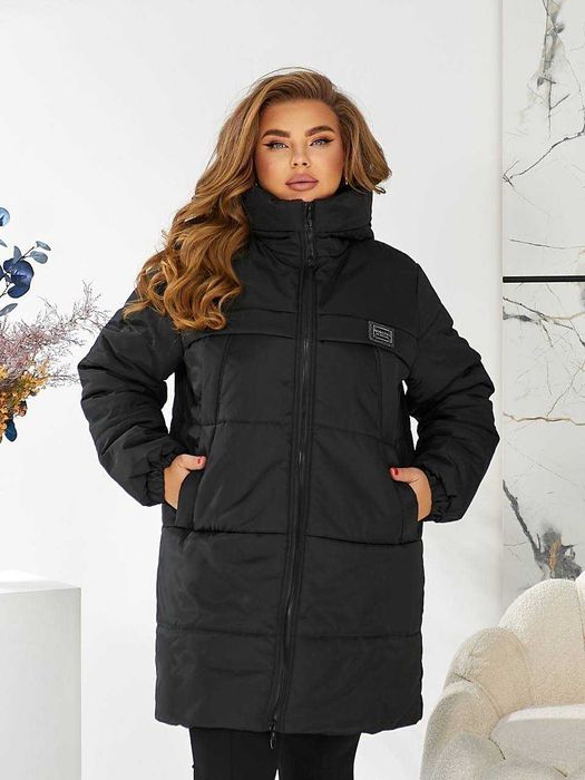 Розпродаж/Останні розміри/Куртка тепла великих розмірів
