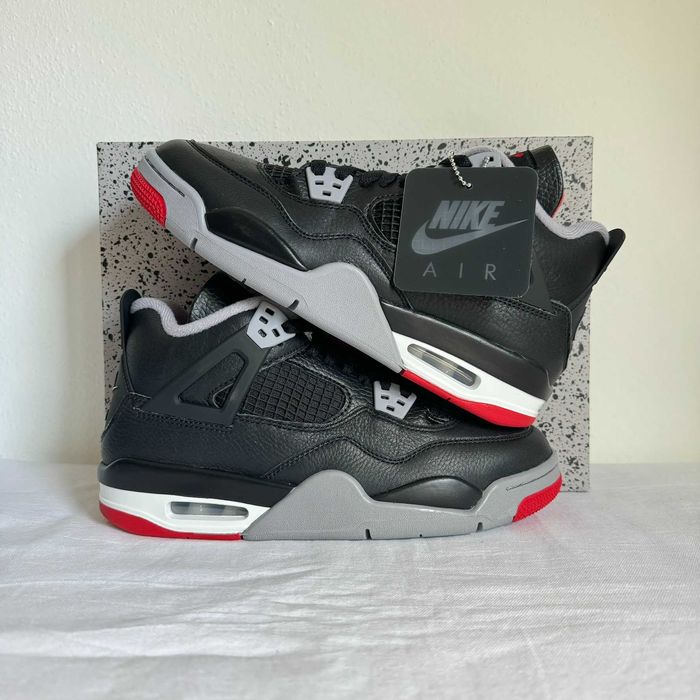 Air Jordan 4 "Bred Reimagined" (GS) - Tamanho 40