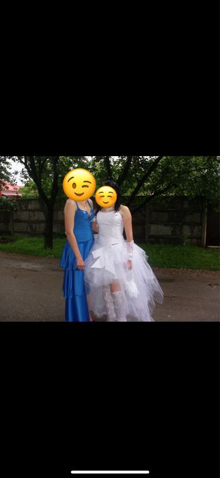 Випускна біла сукня / ретро стиль 2000-х / фотосесія