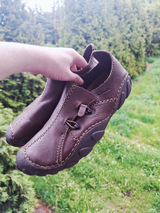 Buty skórzane Clarks Model Mamo Spirit 2 kolor tan lether Nowe! Okazja!