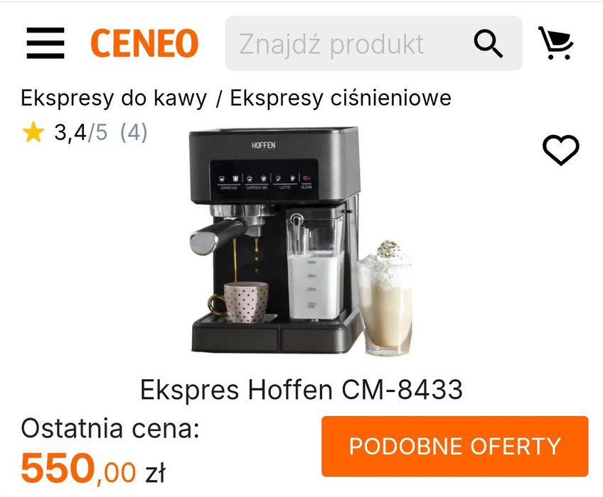 Ekspres do kawy hoffen