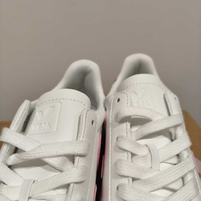 Sapatilhas VEJA Campo 38 Rosa Branco
