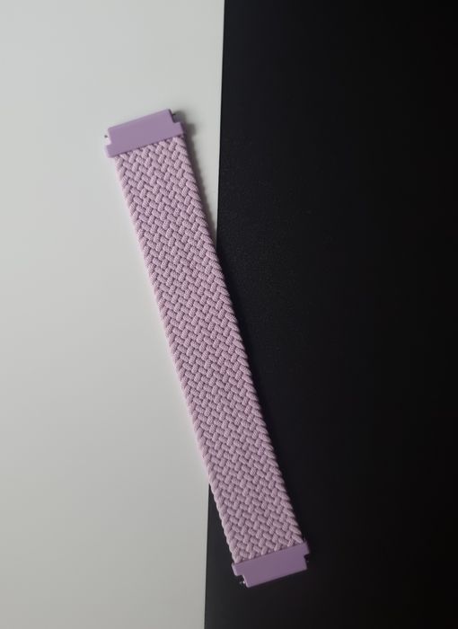 Pasek plecionego materiału 20 mm do zegarka Samsung, Huawei, Amazfit,