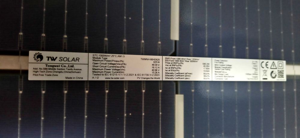 Сонячні панелі 450, 625, 640, 650Вт, Tier 1, монтаж.