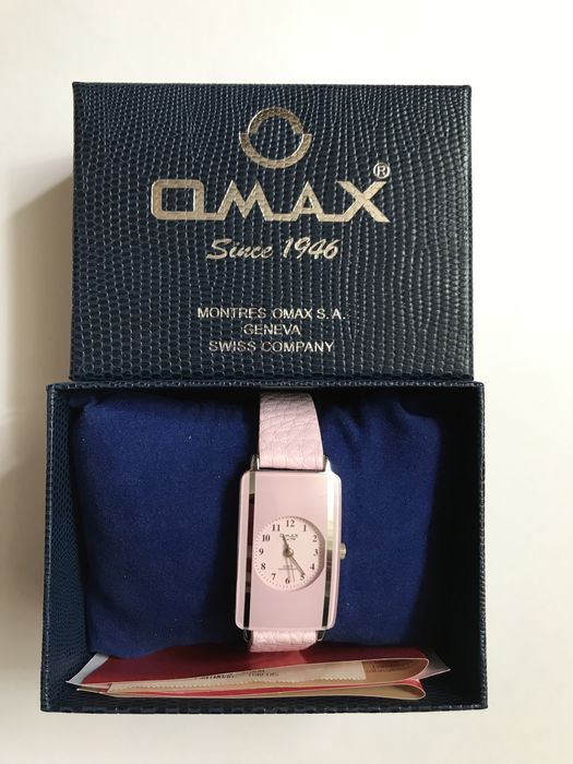 Różowy damski zegarek od Omax