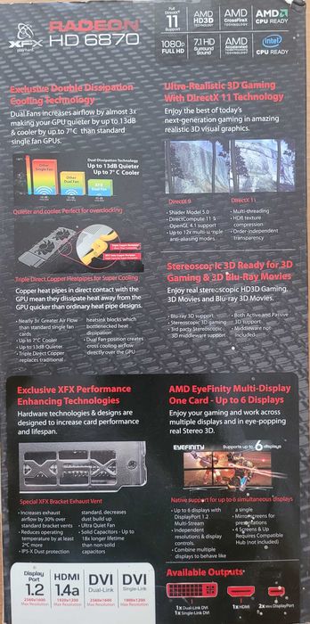 XFX HD 6870 Radeon Dual Heatpipe