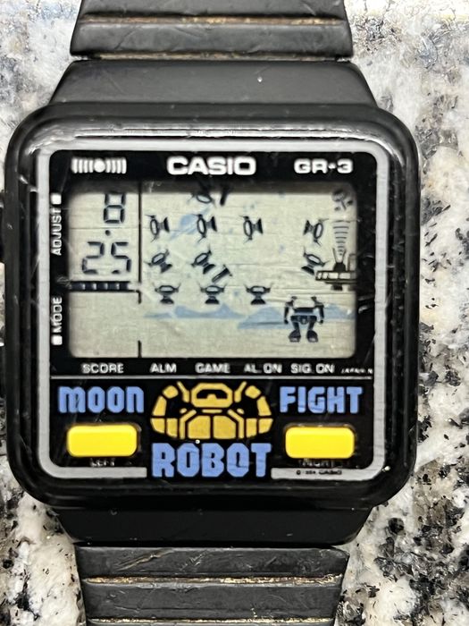 CASIOゲームウォッチ GR-3 MOON FIGHT ROBOT 1984年 CASIOゲームウォッチ GR-3 MOON FIGHT ROBOT 1984年 Casio GR-3 Moon